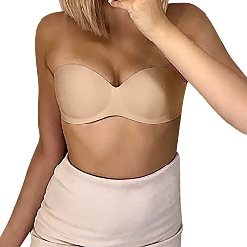 Soutien-gorge sans bretelles push-up pour robes dos nu en été