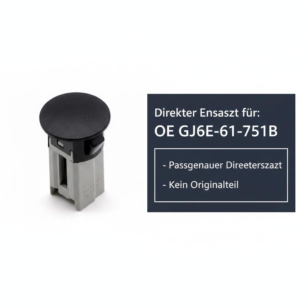 Sonne Lasttemperatursensor, Sonnenlastsensor/Solarsensor - Kompatibel mit MAZDA 2, 3, 5, 6, CX-7, MX-5 Miata (2006-2022) - Ersatz GJ6E-61-751B - Behebt Fehlercodes im Klimaautomatik-System