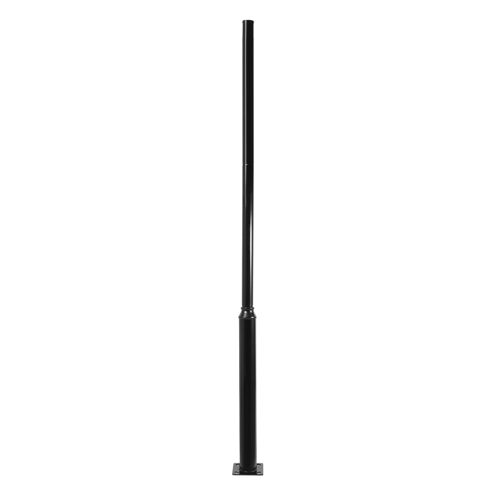 Straßenbeleuchtungsmast Straßenlaternenpfahl, Garten Solarlampen mit Erdspieß, Überwachungspfosten, Geteilter Straßenlaternenmast Geeignet für Straßen im Freien (3m/9.84ft)