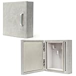 Prime Protect Faraday Box for Car Keys - Premium Design XL Signal Blocker| 3 Keys Capacity | PU Leather| Wall Mounted | Easy to Install| Extra Large (Light Grey)