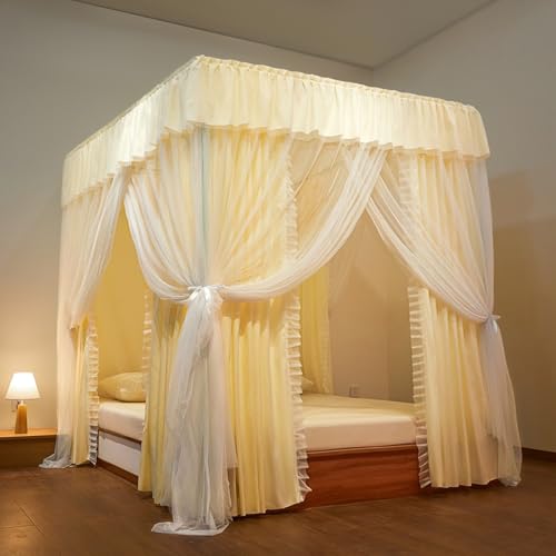 Moustiquaire de lit double pour protéger et décorer la pièce - 2