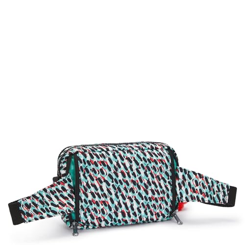 Image of Kipling Women's Abanu Medium Crossbody Bag, Lightweight, Adjustable Nylon Waist Pack with Multi-Compartment Zip Pockets