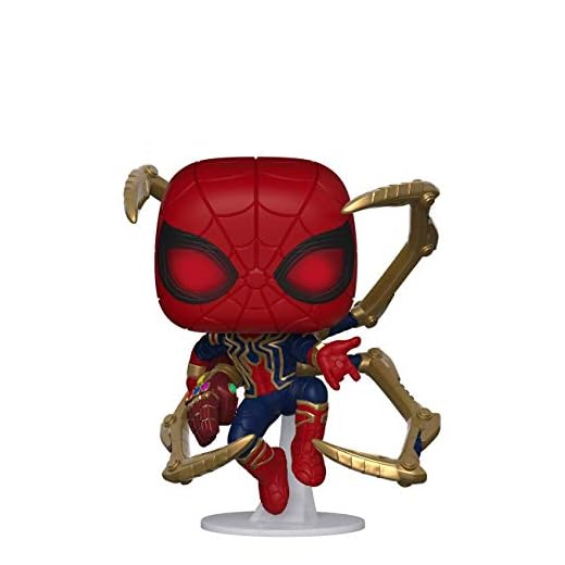 Funko- Pop Marvel: Endgame-Iron Spider w/NanoGauntlet Figura Coleccionable, Multicolor, Talla Única (45138)