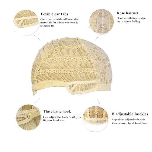 judge colonial wig for men beige funny crazy wigs washington halloween costume cosplay party wigs beige