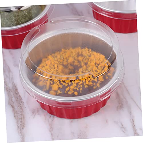 HIAKDOFT 50個 入りアルミホイル耐熱カップケーキカップ 多用途エッグタルト型マフィン型デザート用焼き型パーティーや家用に