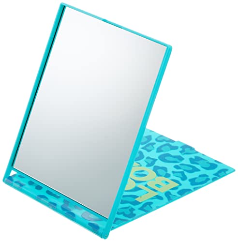 LOVE BOAT ミラー LB-MR01ブルー レオパード×ネオンイエロー one size