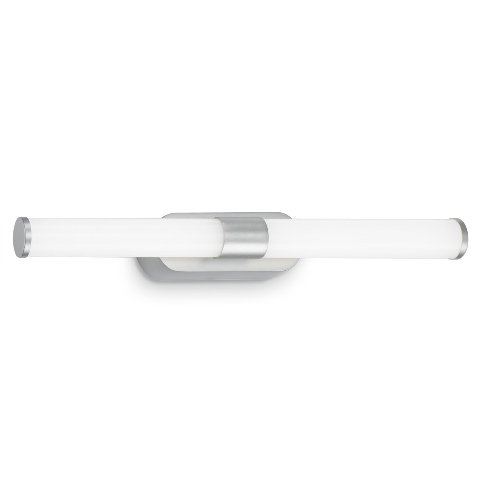 Briloner Runt Led Wall Light Ip44 Direct 4,000K Matt Chrome