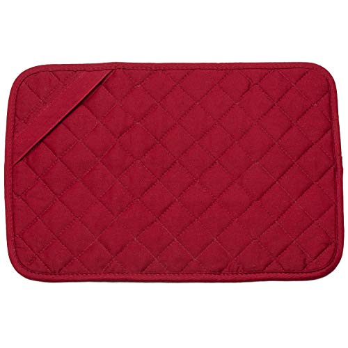 Get Special Price S&T INC. Heat-Resistant Trivet Mat, 11 by 17-Inch, Red, 11" x 17"