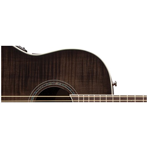 Ovation Celebrity Standard Plus Guitare électro-acoustique Noir transparent/érable flamme. - Les Beatles, Paul McCartney, John Lennon, RIngo Starr, George Harrison Ovation Celebrity Standard Plus Guitare électro-acoustique Noir transparent/érable flamme. – Image 4
