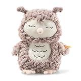 Steiff Ollie 241833 - Búho de Peluche para niños, Color Beige