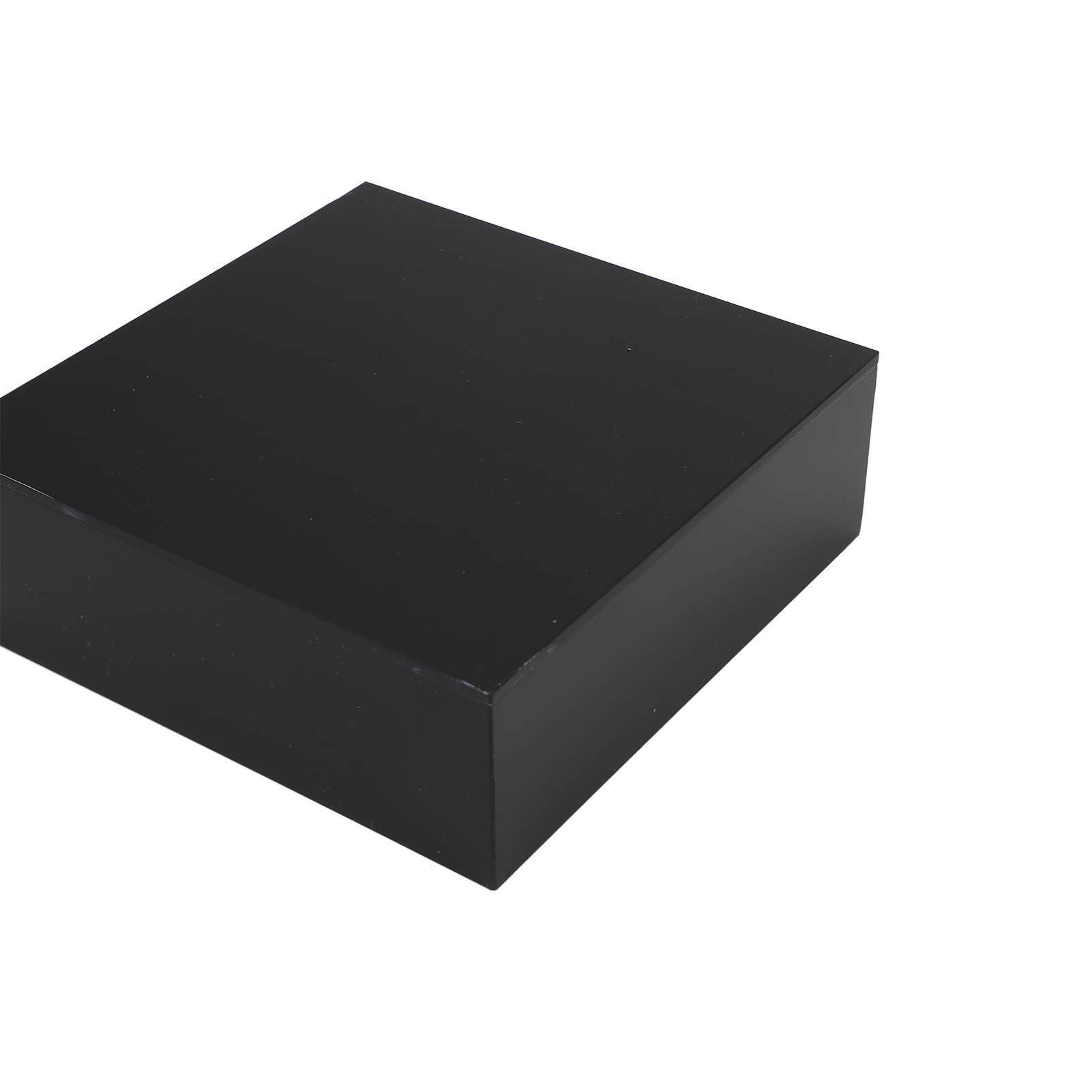 ZJchao Présentoirs à Dessert en Acrylique, 3 pièces Présentoirs élévateurs en acrylique nidification cubique Presentoir Aperitif Buffet Cube pour Table à desserts Tables de Buffet aliments (Noir)