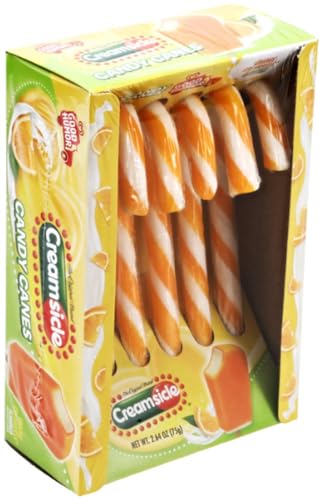 Holiday Candy Canes (12 Individually Wrapped Good Humor Creamsicle Candy Canes (2 Boxes))