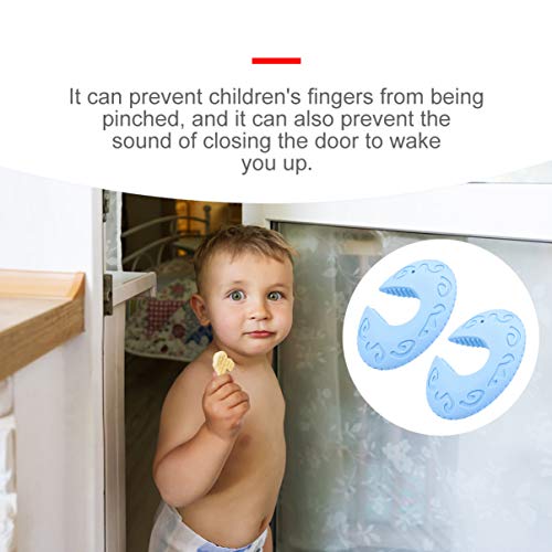 EXCEART 2 Peças de Proteção de Aperto de Porta de Silicone para Proteção de Bebôs de Proteção de Mão