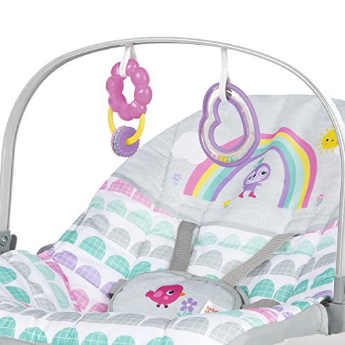 Bright Starts 13030-3-A1-LN-O-MEES-YW2 Rosy Rainbow Infant To Toddler Rocker With Vibrations, Baby Seat thumb #15