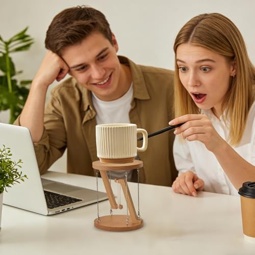 Accessoires de bureau tendance avec statue illusion de lévitation