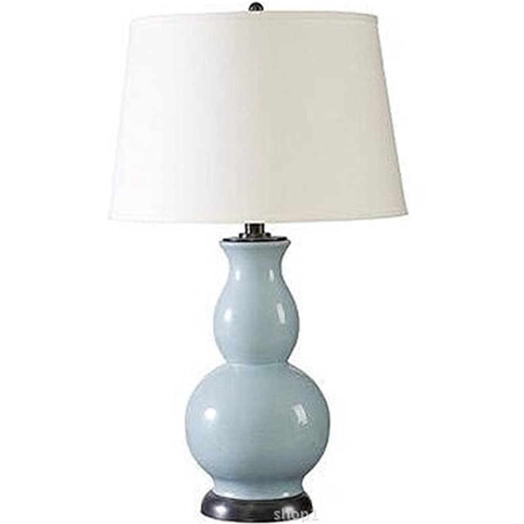 Table Lamp Ceramic Modern Office Decoration Bed LED Lamp Home Living Room Bedroom Decoration Color B Size 36x58cm