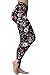 VIV Collection One Size Print Fashion Leggings, Seamless Floral