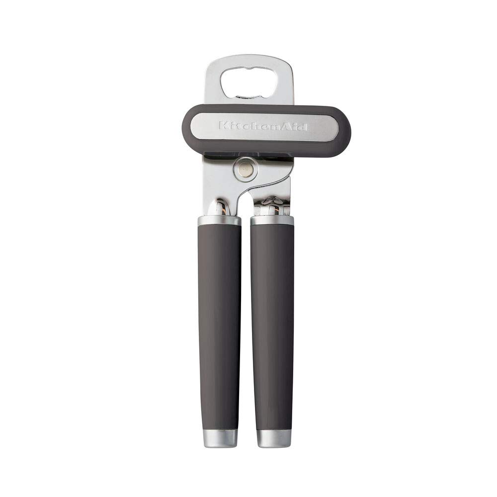 KitchenAidClassic Multifunction Can Opener/Bottle Opener, 8.34-Inch, Charcoal Gray