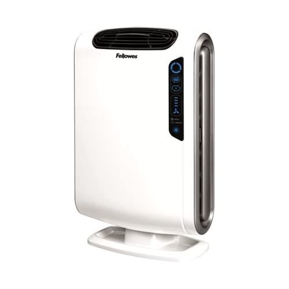 Aeramax Oczyszczacz Powietrza Hepa Dx55 od Fellowes, do 18 – 28 M², 3 – 5 Zmian Powietrza/Godz., True Hepa i Filtr Węglowy, Ochrona Antybakteryjna, Cichy, Energy Star