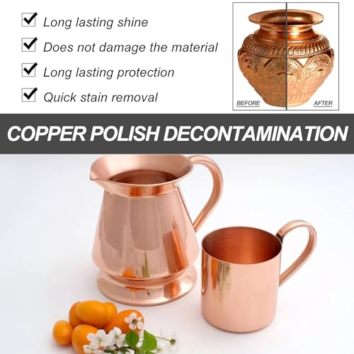 Limpiador y pulidor de latón y cobre 2 piezas miniatura 5
