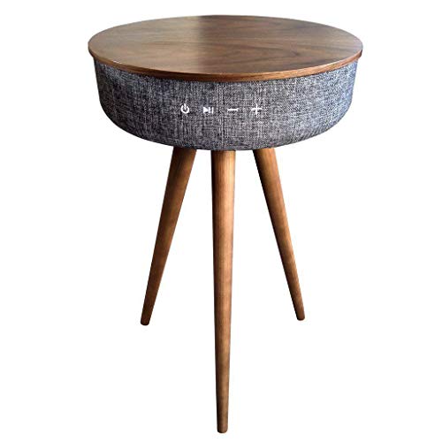 Preisvergleich Produktbild Blaupunkt BLP0500.143 Bluetooth Tisch Walnuss / Leinen Natur