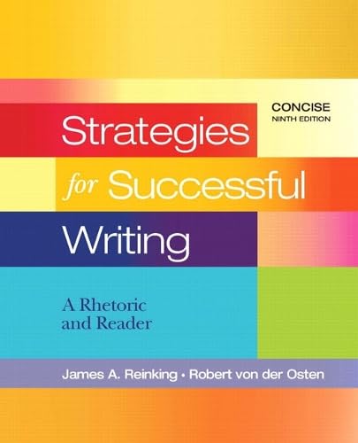 Amazon.com: Strategies for Successful Writing, Concise (9th Edition): 9780205801947: Reinking ...