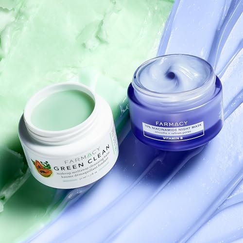 Farmacy 10% Niacinamide Facial Mask - Smoothing & Hydrating Skin Care Face Mask - Panthenol & Niacinamide Cream - Overnight Face Mask, 25 ml - Image 7
