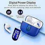 TAGRY Bluetooth Headphones True Wireless Earbuds 60H Playback LED Power Display Earphones with Wireless Charging Case IPX5 Waterproof in-Ear Ear buds with Mic for TV Smart Phone Laptop Computer Sports - Image 2