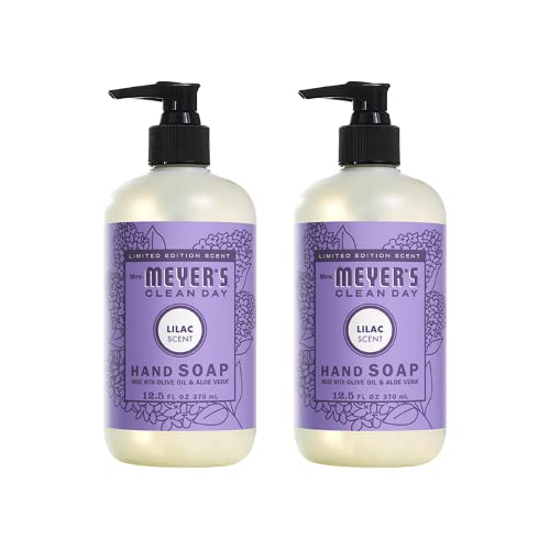 MRS. MEYER'S CLEAN DAY Lilac Liquid Hand Soap 12.5 Fl Oz (Pack of 2)