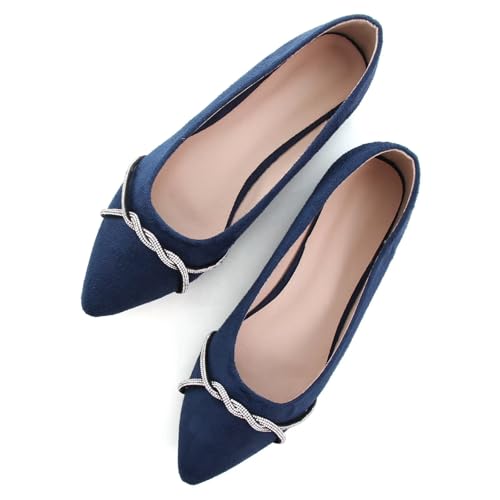 Image of Stunner Womens Flats Fashion Pointed Toe Bowknot Ballet Flats Cute Slip On Dress Flats Comfortable Party Wedding Flats2
