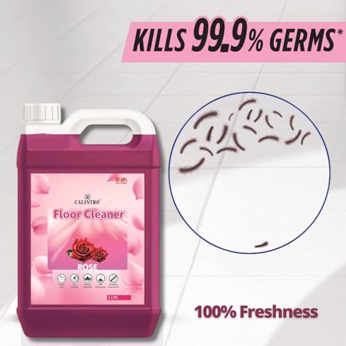 Image of Eco-Friendly Disinfectant Floor & Bathroom Cleaner 5L - Powerful Liquid Cleaning Solution | Kills 99.9% Germs, Removes Stains, Deodorizes & Restores Shine to Surfaces