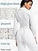 ChiaoLezhee Women's Jacquard Underbust Corset Belt Renaissance Festival Medieval Floral Waist Cincher Fashion Going Out Outfits, Half Lace Up Shapewear Victorian,White,Medium