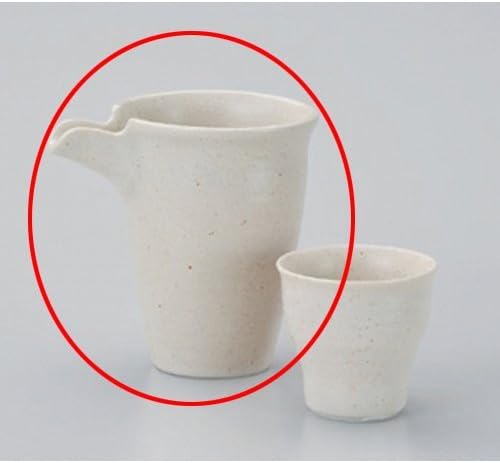 せともの本舗 Cold Sake Powdered Style Cold Sake Set [11.8 x 8.8 x 11.2 cm (340cc)] Japanese Tableware, Sake Pot, Restaurant, Ryokan, Izakaya, Commercial Use