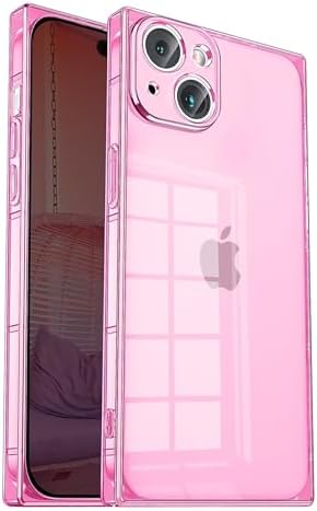 Cover Quadrata Per IPhone 13 Pro Max Tzomsze Con Protezione Fotocamera E Angoli Rinforzati - Bordo Oro - 4