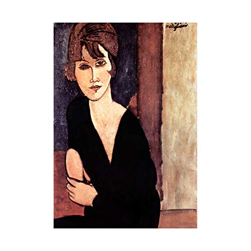 Wee Blue Coo Painting Amedeo Modigliani Madame Reynouard Wall Art Print
