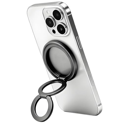 LEPZUR 1 Pezzo Supporto ad Anello Magnetico per Cellulare, Universale Cellulare Anello Rotazione 360° Gradi Smartphone Ring per iPhone, Samsung, Huawei, Tutti Gli Smartphone e Tablet