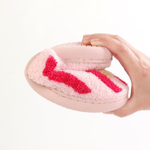 Image of LNERIP Animal Slippers Fruit Slippers Plant Slippers Various Cartoon Patterns Fluffy Soft Memory Foam Retro Indoor Outdoor Home Couple Shoes