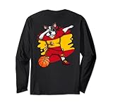 Diseño de bandera española de baloncesto para cualquier fanático del baloncesto de España. Divertido traje de bailarina de perro dabbing para los amantes del baloncesto de España tiene un bulldog dabbing con una camiseta deportiva de la bandera de España haciendo baile de hip hop dab