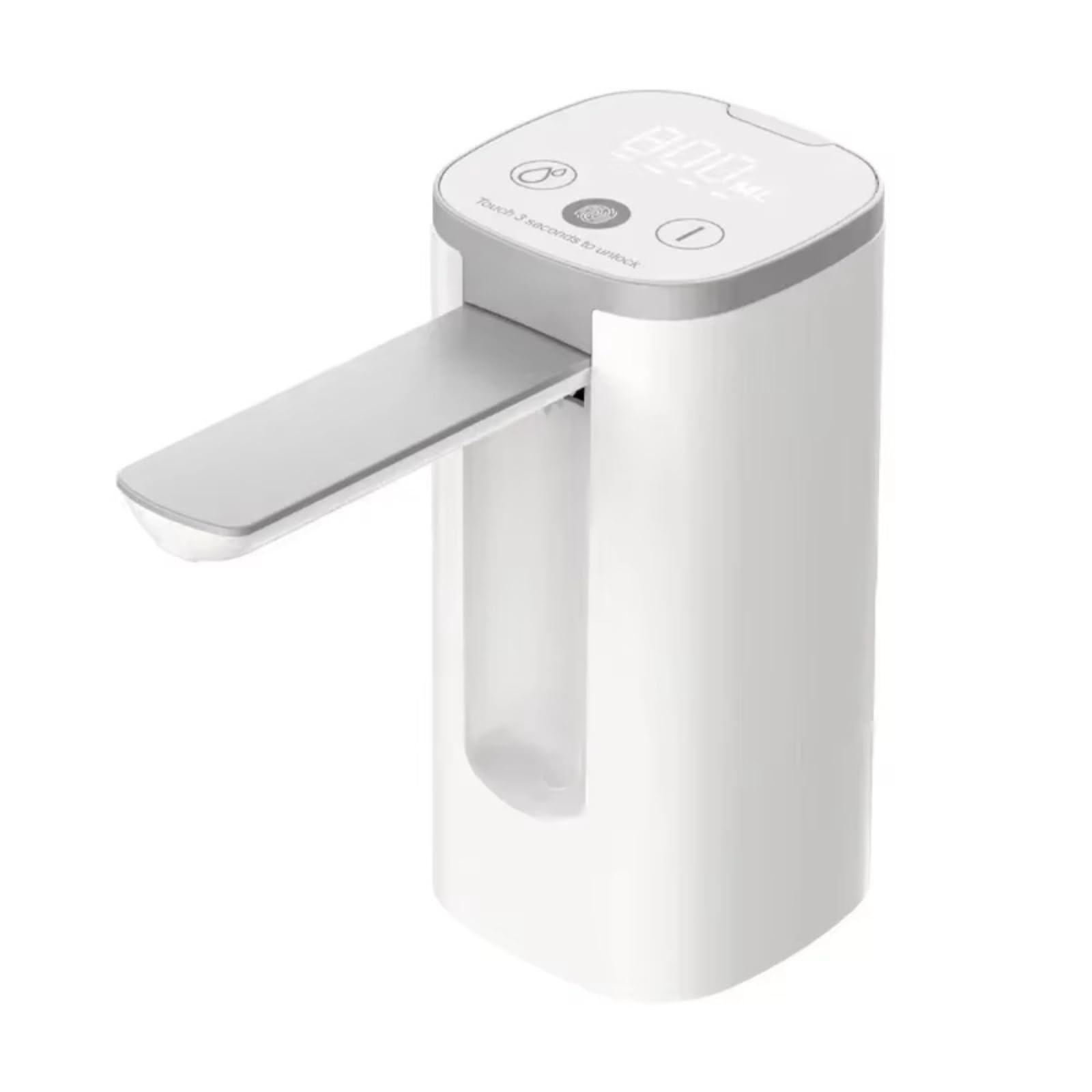 Water Bottle Pump, LED Display Water Bottle Pump Foldable Automatic Wine Dispenser