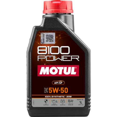 Motul 8100 Power 5W-50 Full Synthetic | Ester-Based Formula ...