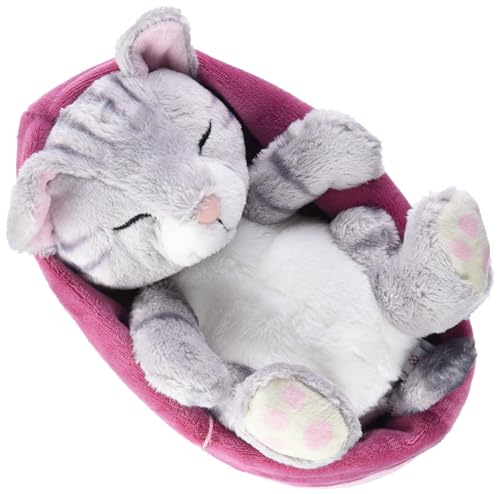 NICI Kuscheltier Katze 20cm - Graues Plüschtier Zum Kuscheln & Spielen