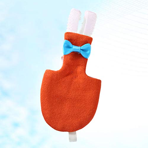 Popepop Vogel-Windelanzug für Papageien, kreative Vogelpiloten-Kleidung mit wasserdichtem Futter, für Vögel, Aras, Nymphensittiche, Halloween, Dunkelgrau