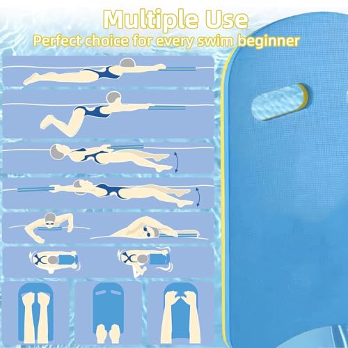 Schwimmbrett Kinder,Schwimmbrett Kickboard,Schwimmbrett Erwachsene, Schaum Schwimmbrett,Swimming Board,Children’s Swimming Aid,Swimming Kickboard,Schwimmhilfe Kinder für Schwimmübungen (Blue)