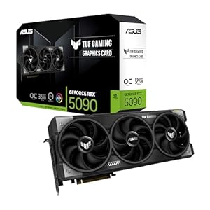 ASUS TUF Gaming GeForce RTX ™ 5090 32GB GDDR7 OC Edition Gaming Grafikkarte (PCIe® 5.0, HDMI®/DP 2.1, 3.6-Slot, Komponenten in Militärqualität, schützende PCB-Beschichtung, Axial-Tech-Lüfter,