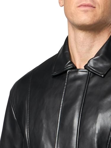 GUESS Men's Faux Leather Aviator3