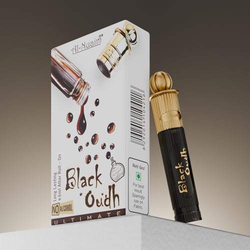 عطر بلاك عود بدون كحول للرجال من النعيم - عبوة من قطعتين (6 مل لكل منهما) | عطر رائع ويدوم طويلا