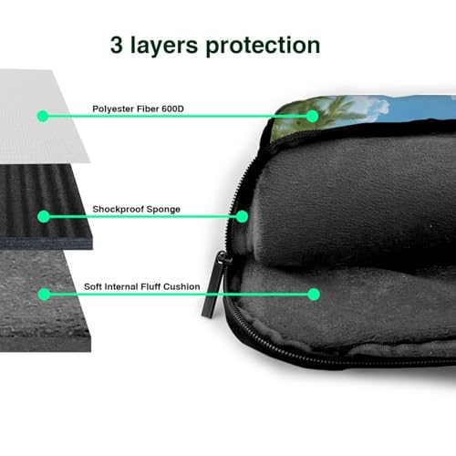 Bolso para portátil impermeable Sky Clouds 14 pulgadas miniatura 5