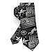 MZERSE Fashion Neckties Mens Shirt Uniform Skinny Tie for Business Holiday Necktie Hunting USA Flag