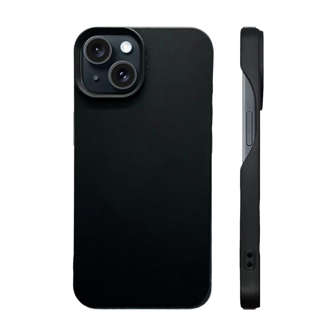 Outagear Slim Frameless Cover for iPhone 13 & 14 | Satin Finish Protective Case | Ultra-Thin Lightweight Design | Scratch-Resistant & Anti-Fingerprint | Elegant Matte Texture (Black) (B0DG53MBNF) Amazon Price History, Amazon Price Tracker