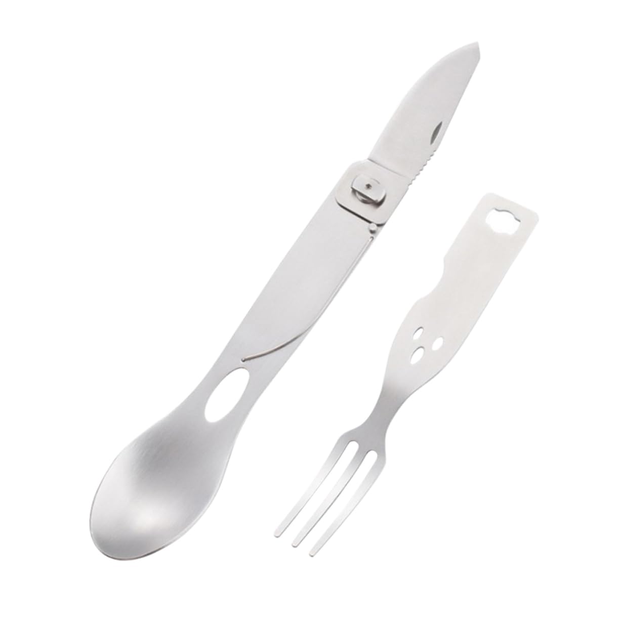 BESPORTBLE 3 Pezzi 3 1 Abito Cucchiaio Forchetta Coltello e Forchetta Viaggiare Knife